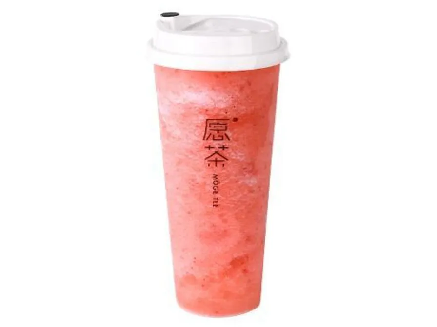 Refreshing watermelon slush made with fresh watermelon at Moge Tee, a Bubble Tea Store in Bellevue